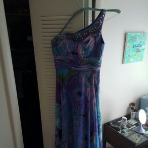 Multicolor Prom Dress